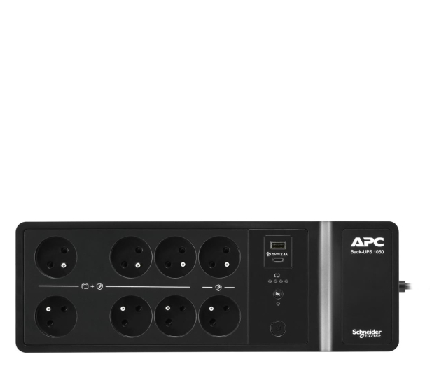 APC Back-UPS (1050VA/600W, 230V, 8xE, USB-A, USB-C) BE1050G2-FR - 1272260 - zdjęcie 3